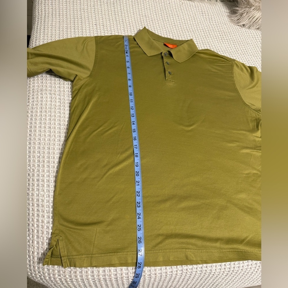 NWOT Jim Thompson Men's Olive Green Polo Shirt Size XL - Picture 6 of 8